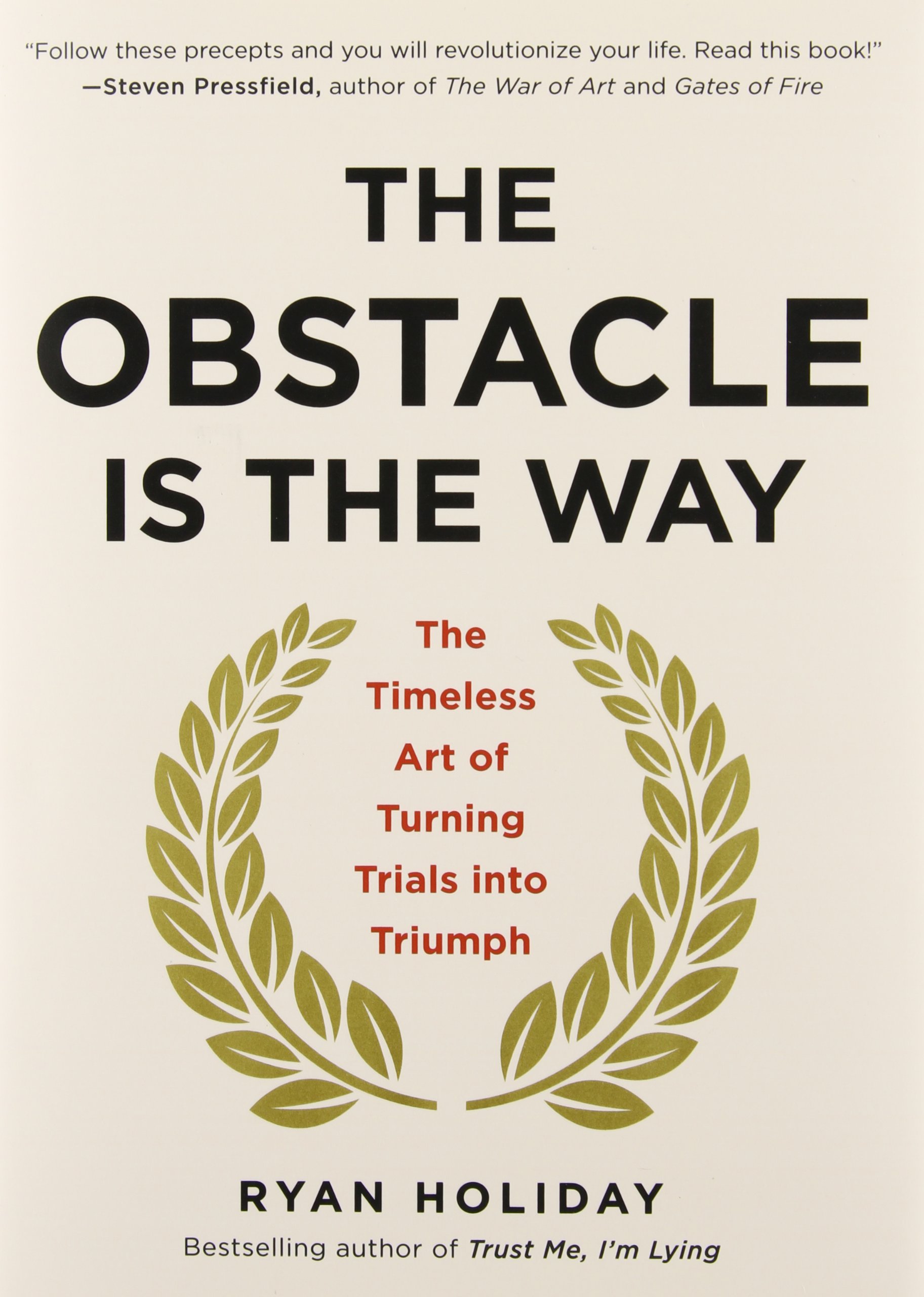 The Obstacle is the Way oh The Obstacle is the Way